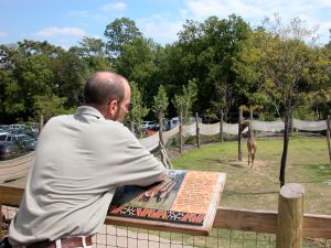 Val, Elephant Keeper, Keeper of his "Tall Blondes" (the Giraffes) and All-Around Cool Guy