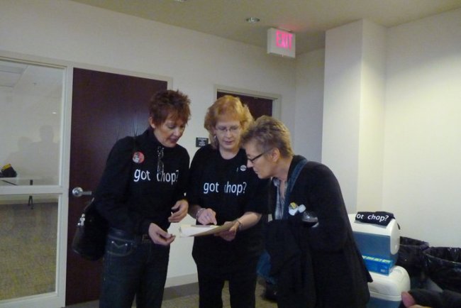 Paula Rossow, Irena Schulz and Patricia Sund