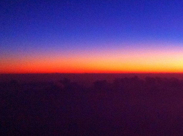 Sunset From a 737